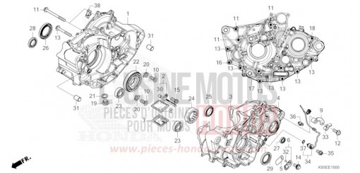 CARTER MOTEUR CRF250RXP de 2023